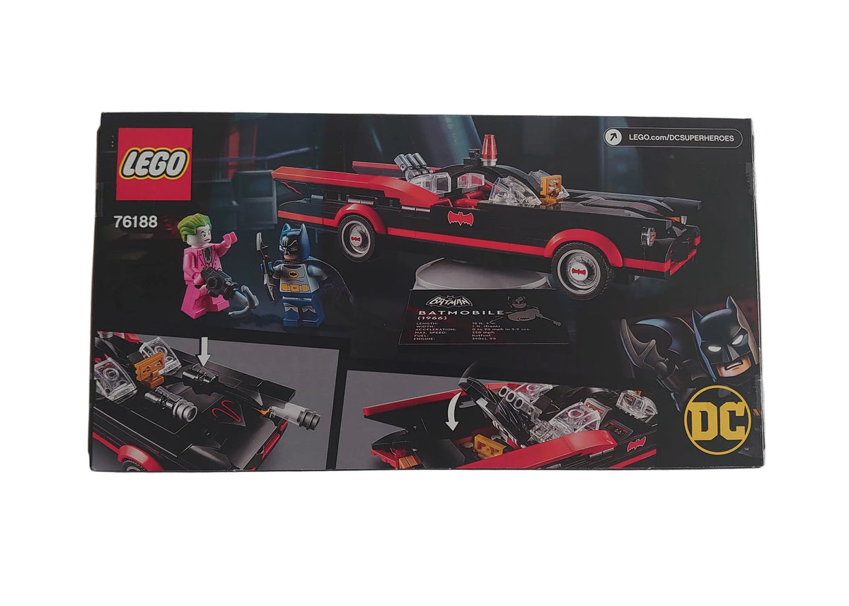 Classic TV Series Lego 76188 Batmobile With Joker And Batman - Custom Car George Barris - Based On DC Comics