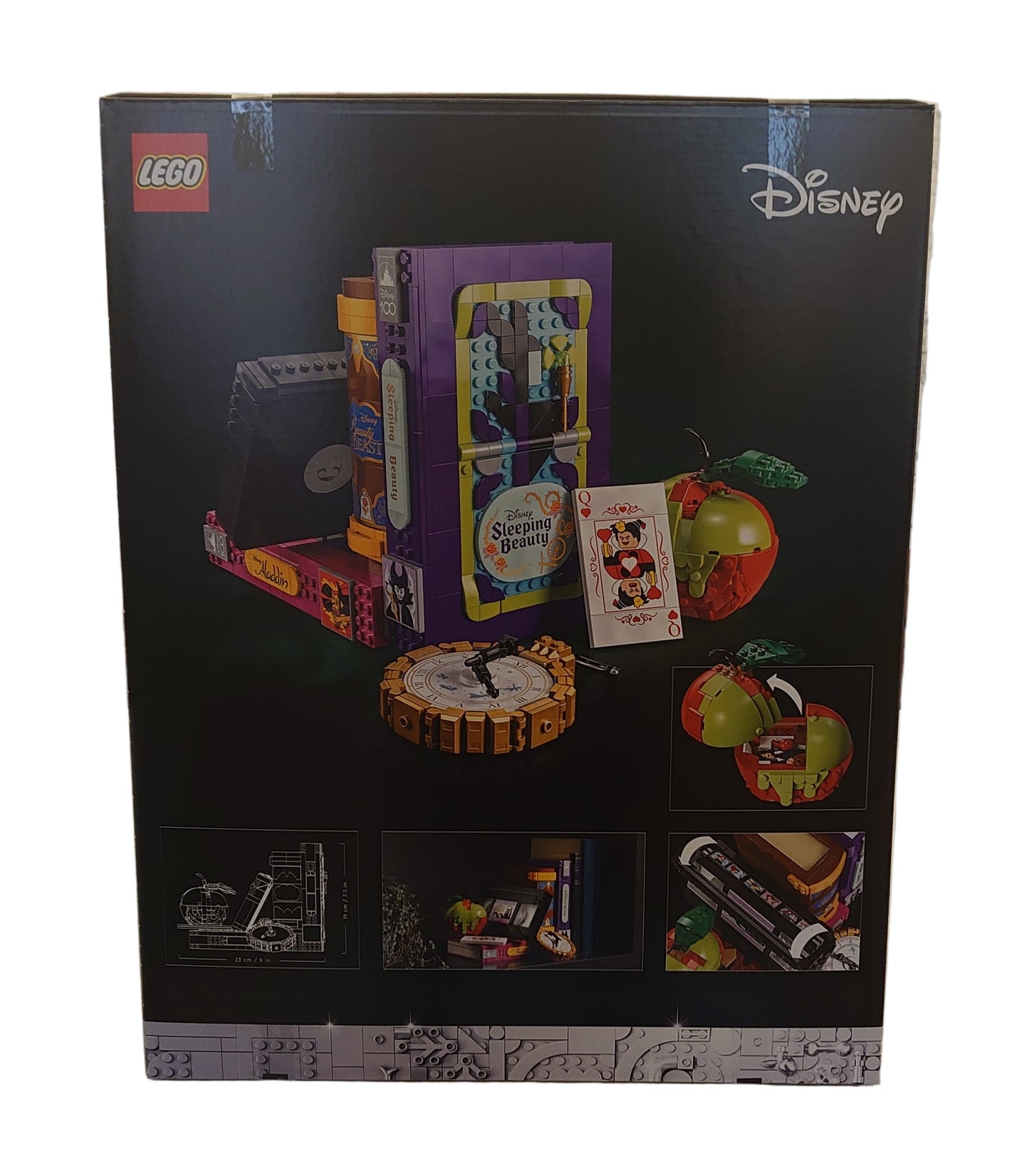 Disney Villians Sleeping Beauty, Aladdin, Little Mermaid, Beauty And The Beast, Hook, Snow White, Alice In Wonderland  Lego Set 43227