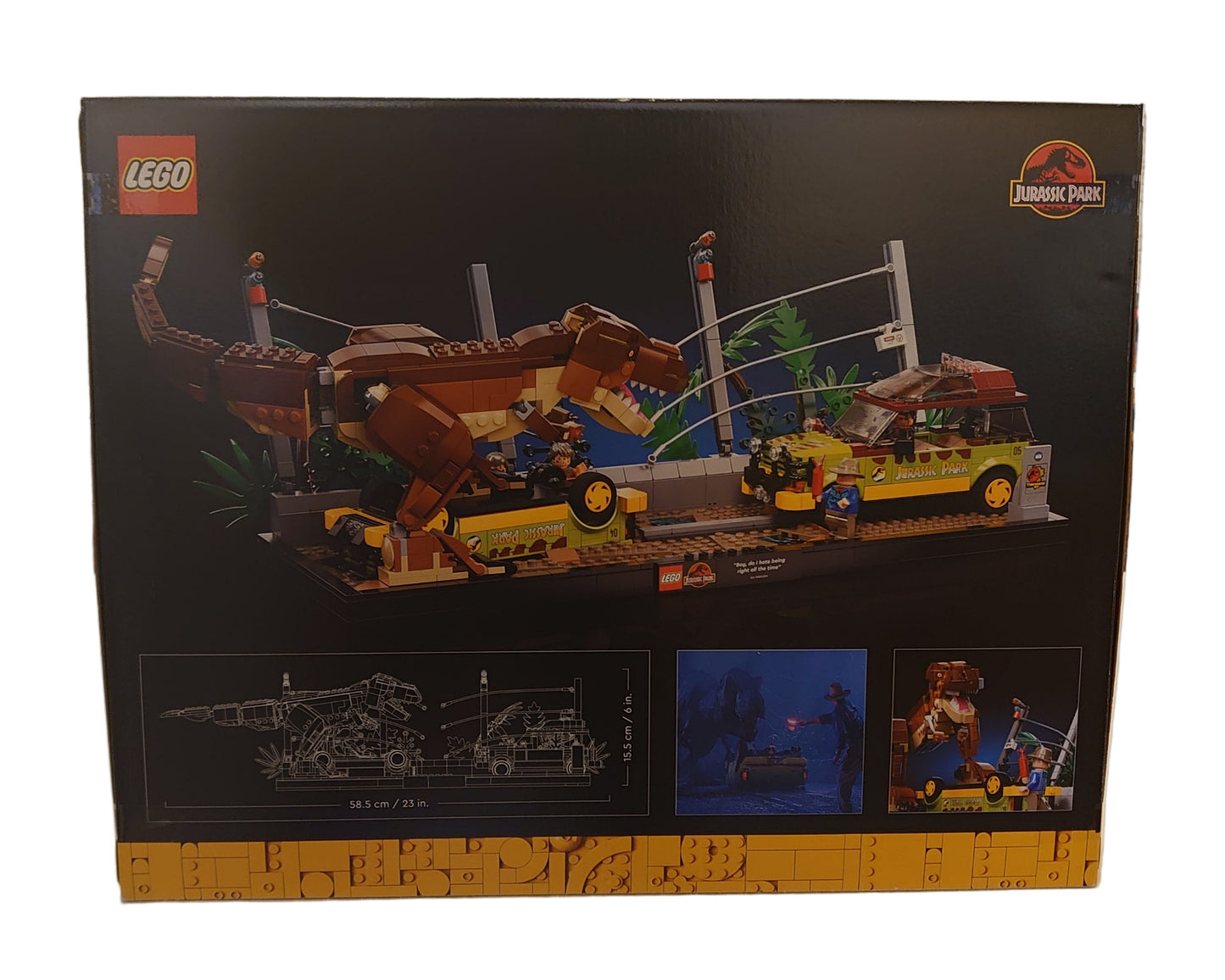 Tyrannosaurus / T. Rex Breakout Lego Set #76596 From Steven Spielberg's Jusrassic Park Movie