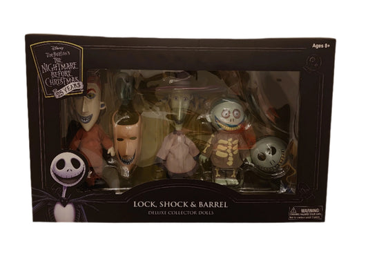 Diamond Select Toys Lock, Shock & Barrel From Tim Burton's The Nightmare Before Christmas