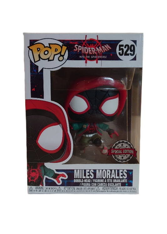 Special Edition Miles Morales Into The Spiderverse Funko Pop Marvel Comics