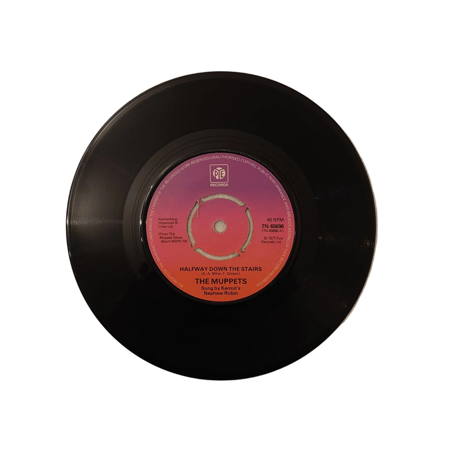 The Jim Henson Muppet Show Halfway Down The Stairs By Nephew Robin 7 Inch Vinyl Record By PYE Records 1977