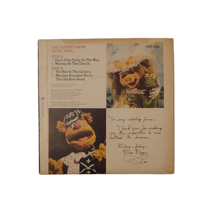 The Jim Henson Muppet Show Miss Piggy Music Hall 7 Inch Vinyl Record By PYE Records 1977