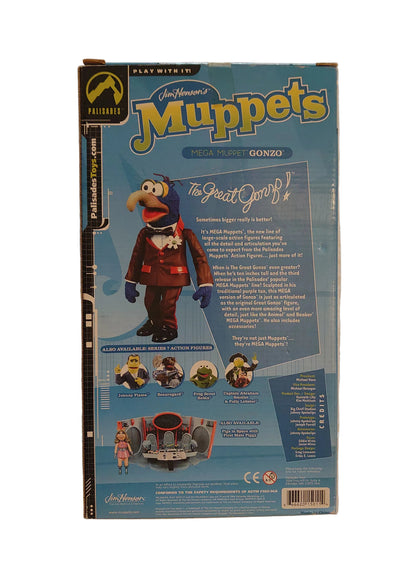 Palisades Toys Mega Muppet Gonzo Collectible Vintage Toy Figure From The Muppets By Jim Henson