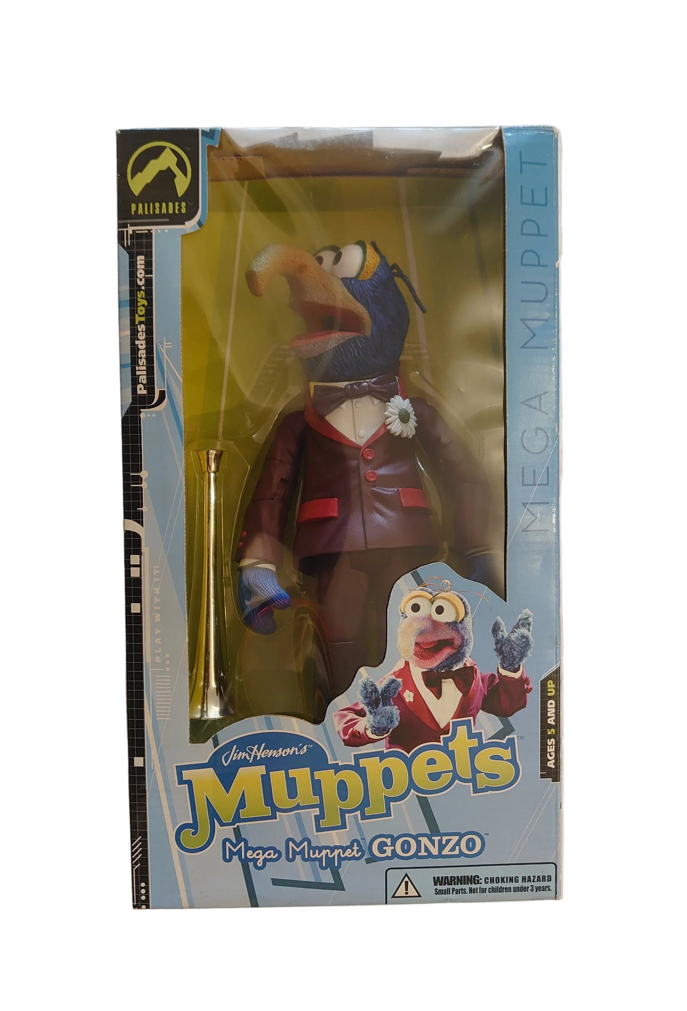 Palisades Toys Mega Muppet Gonzo Collectible Vintage Toy Figure From The Muppets By Jim Henson