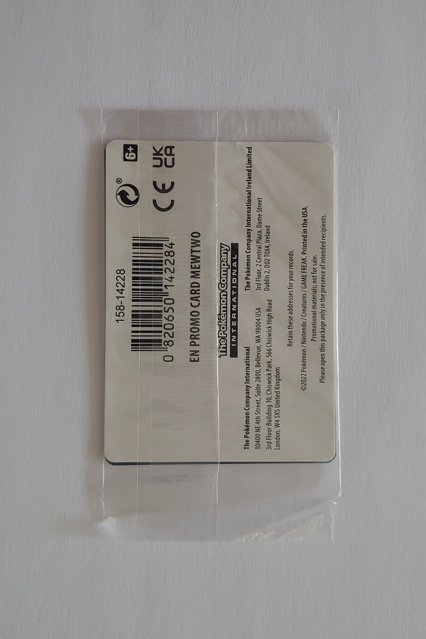 Pokemon Brilliant Stars Stamped Reverse Holo Mewtwo Sealed Card From Sword & Shield 056/172