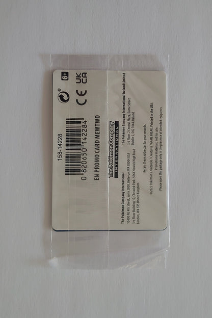 Pokemon Brilliant Stars Stamped Reverse Holo Mewtwo Sealed Card From Sword & Shield 056/172