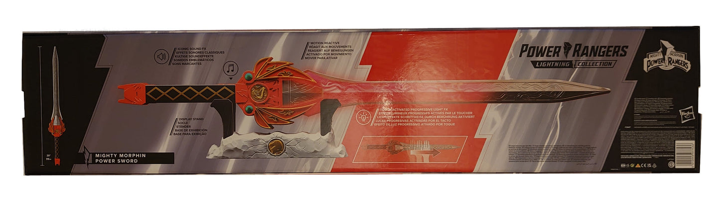MMPR Mighty Morphin Power Rangers Collectible Replica Prop Sword By Hasbro