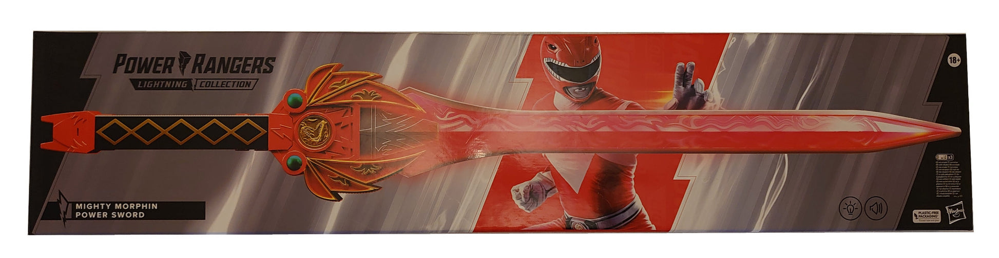 MMPR Mighty Morphin Power Rangers Collectible Replica Prop Sword By Hasbro