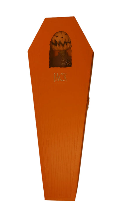 Happy Halloween Pumpkin King Coffin Jack Skellington Limited Edition From Tim Burton's The Nightmare Before Christmas