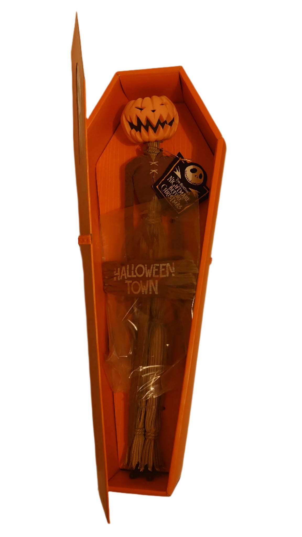 Happy Halloween Pumpkin King Coffin Jack Skellington Limited Edition From Tim Burton's The Nightmare Before Christmas