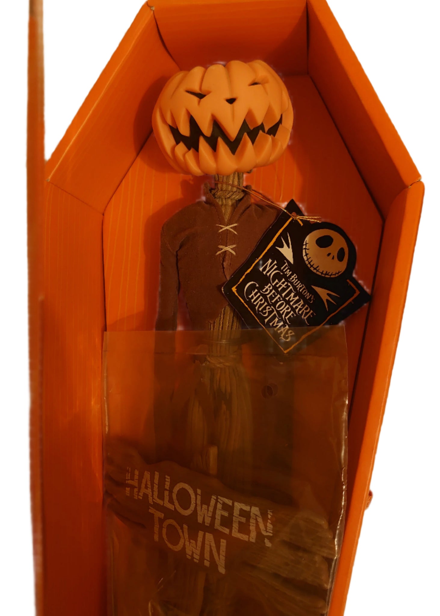 Happy Halloween Pumpkin King Coffin Jack Skellington Limited Edition From Tim Burton's The Nightmare Before Christmas