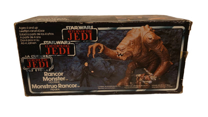 Star Wars  Return Of The Jedi Rancor Monster Tri Logo Palitoy Box 