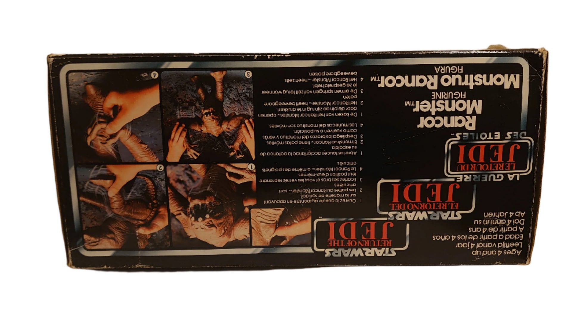 Star Wars  Return Of The Jedi Rancor Monster Tri Logo Palitoy Box 