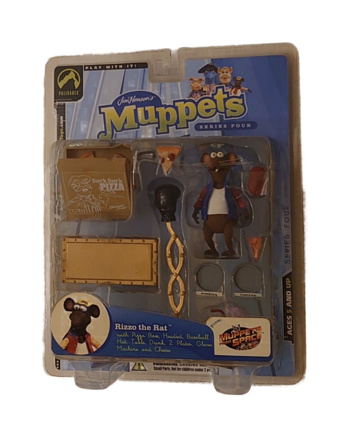 The Jim Henson Muppet Show The Muppets From Space Series 4 Rizzo The Rat Figure By Palisades Toys