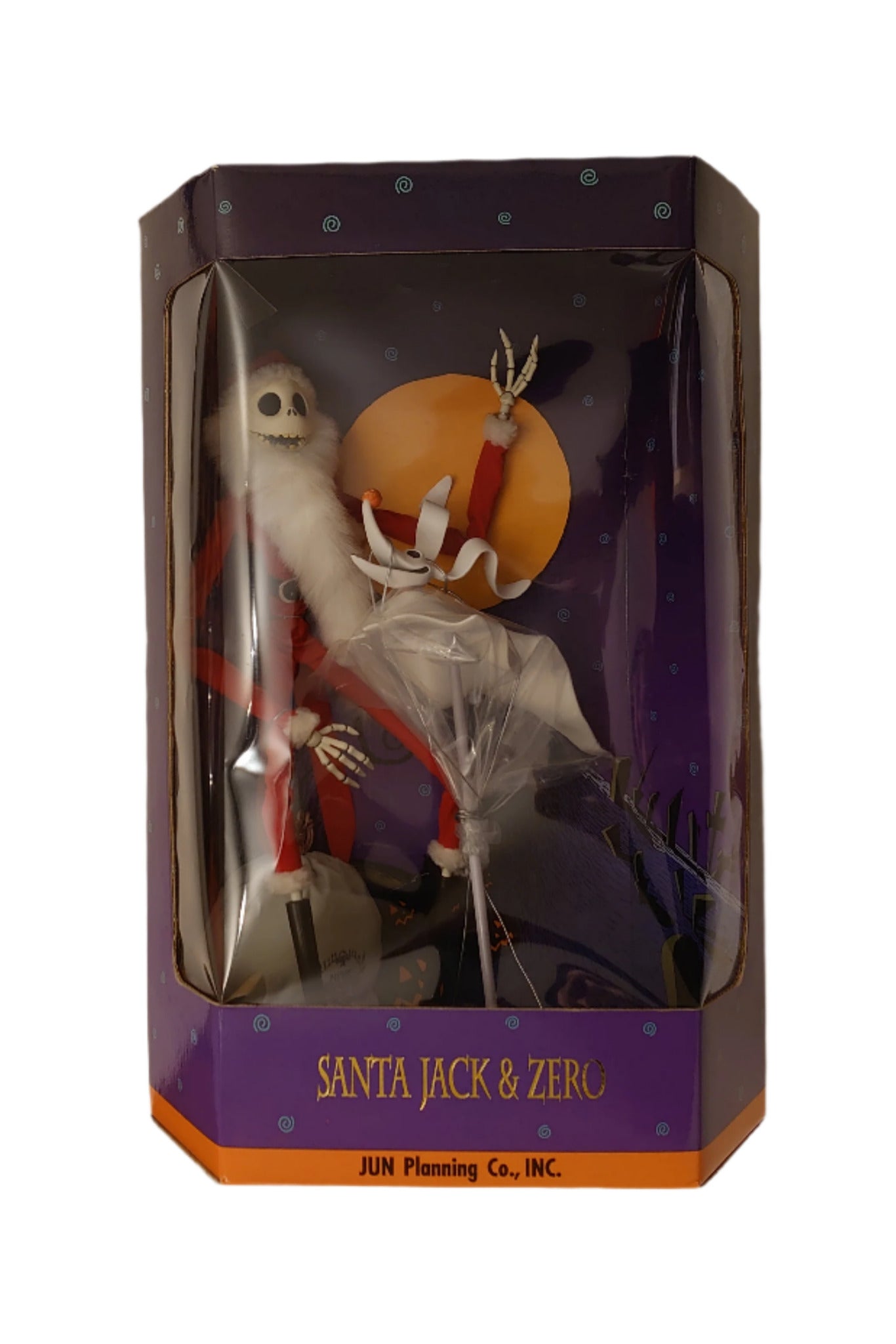 The Nightmare Before Christmas Jack Skellington As Santa Claus And Zero By Jun Planning Inc Japan