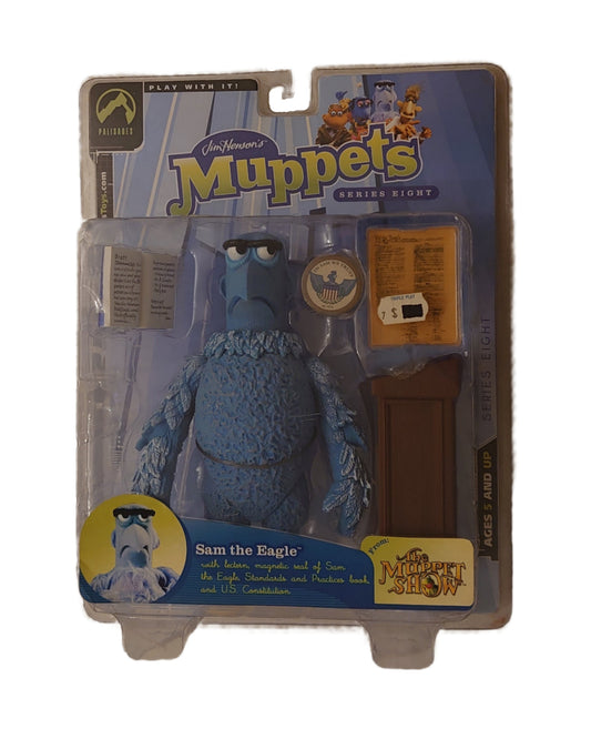 Jim Henson's The Muppet Show Shifty Eyes Sam The American Eagle By  Palisades Toys Series 8 Figure