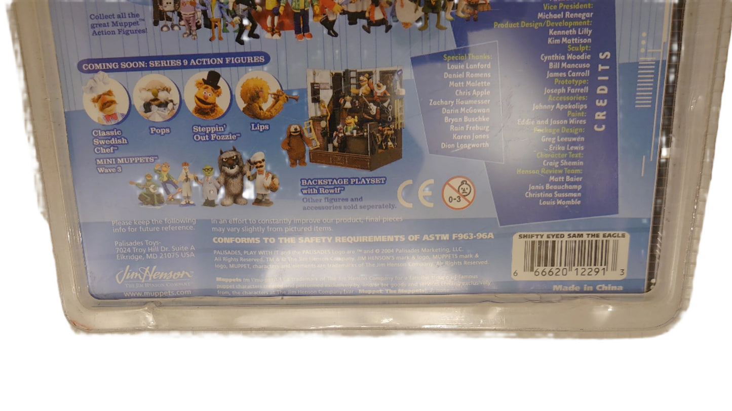 Jim Henson's The Muppet Show Shifty Eyes Sam The American Eagle By  Palisades Toys Series 8 Figure