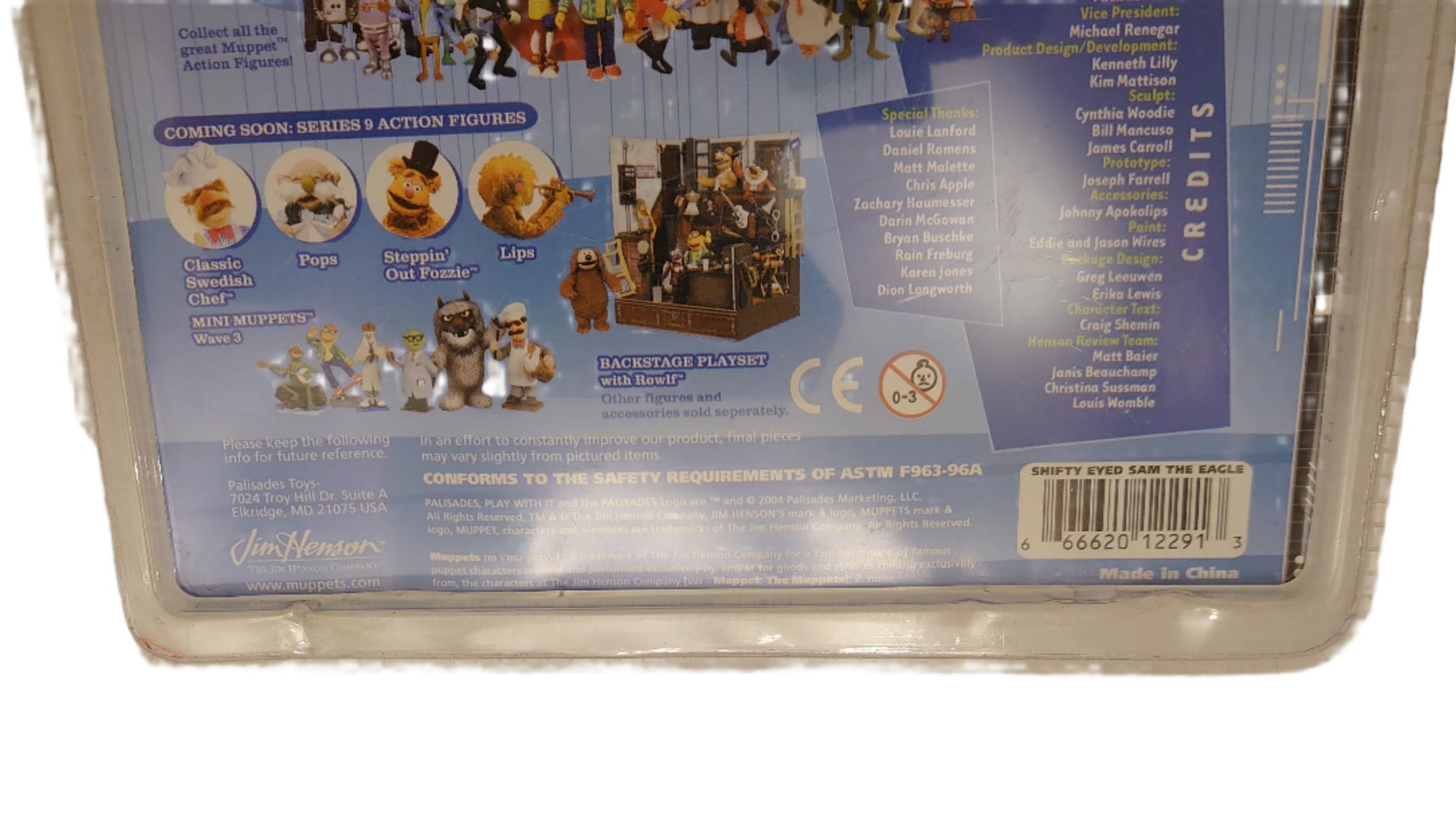 Jim Henson's The Muppet Show Shifty Eyes Sam The American Eagle By  Palisades Toys Series 8 Figure
