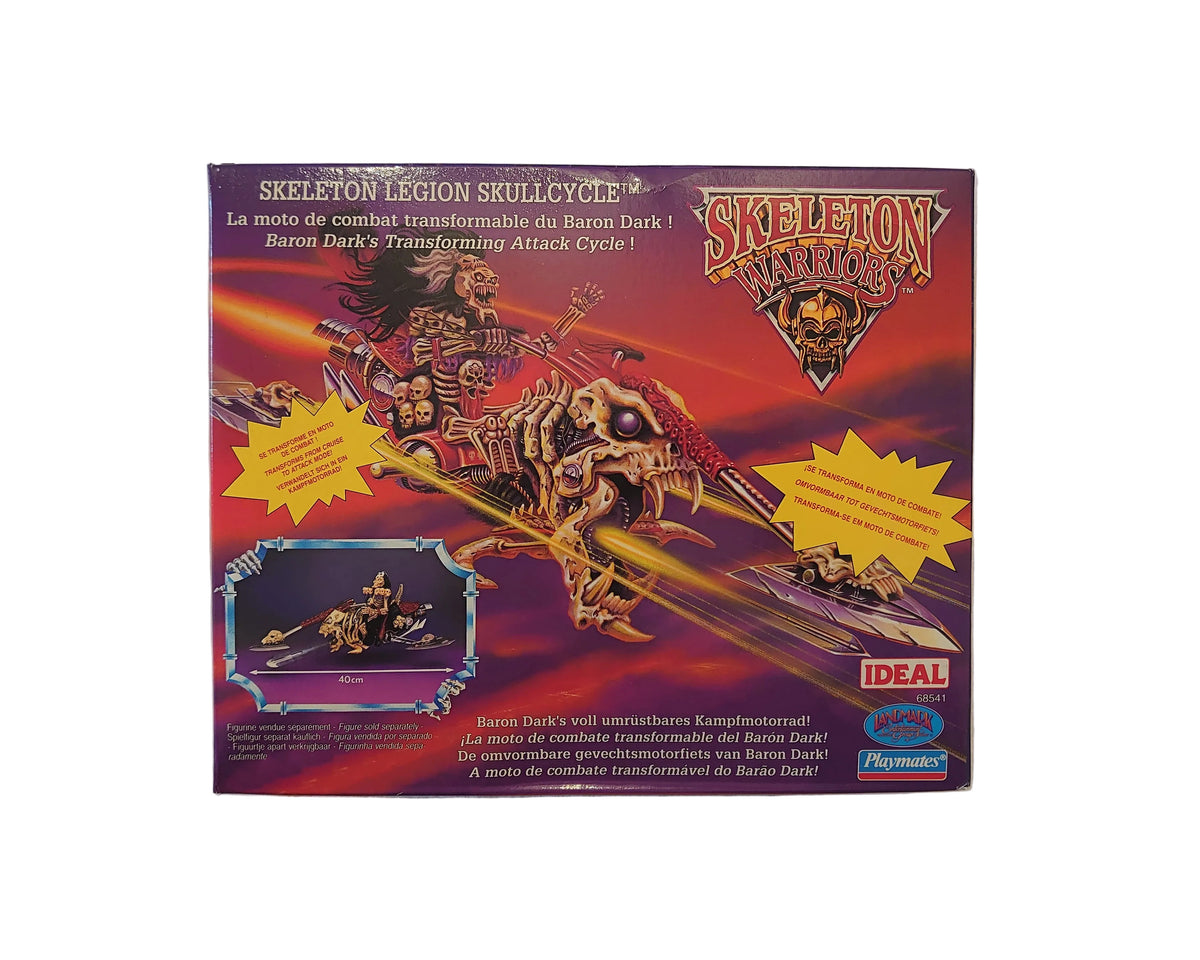 Collectible Skeleton Legion Warriors Baron Dark's Skullcycle By Playmates / Ideal Toys