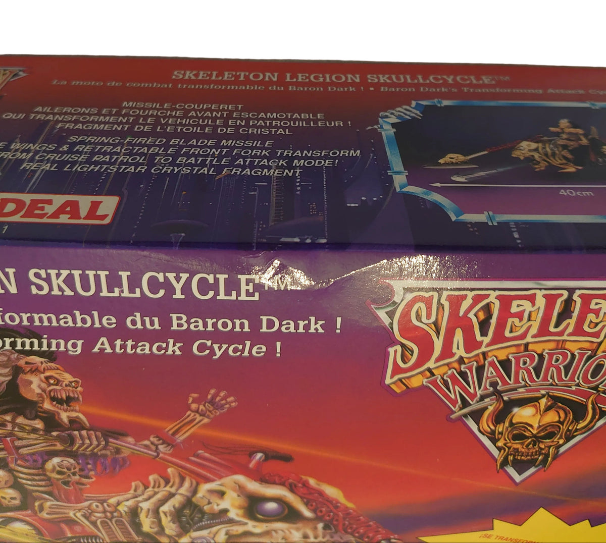 Collectible Skeleton Legion Warriors Baron Dark's Skullcycle By Playmates / Ideal Toys