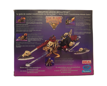 Collectible Skeleton Legion Warriors Baron Dark's Skullcycle By Playmates / Ideal Toys