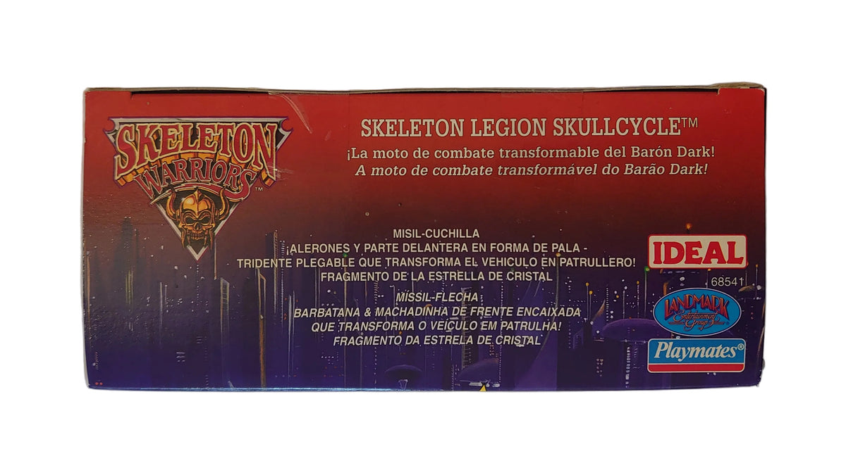 Collectible Skeleton Legion Warriors Baron Dark's Skullcycle By Playmates / Ideal Toys