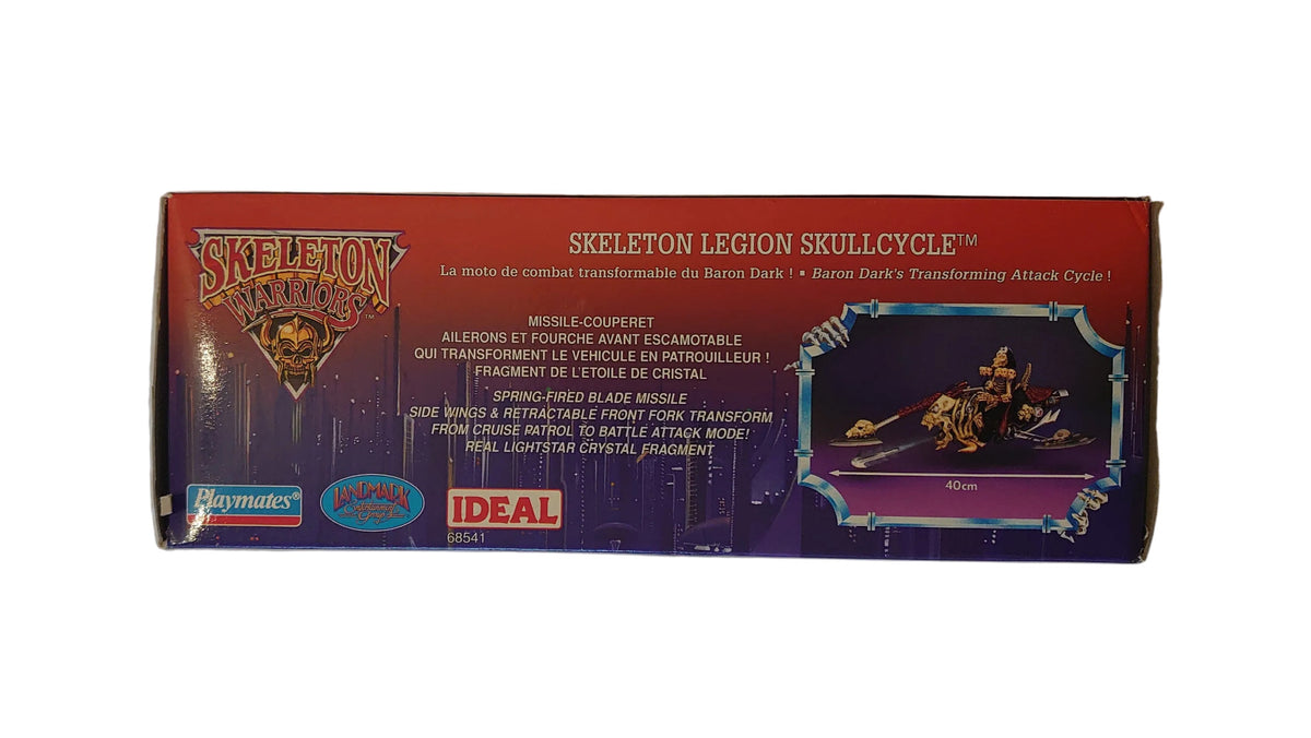 Collectible Skeleton Legion Warriors Baron Dark's Skullcycle By Playmates / Ideal Toys