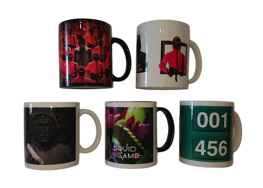 Netflix's Korean Horror TV Series Squid Games Tea / Coffee Mugs By Pyramid