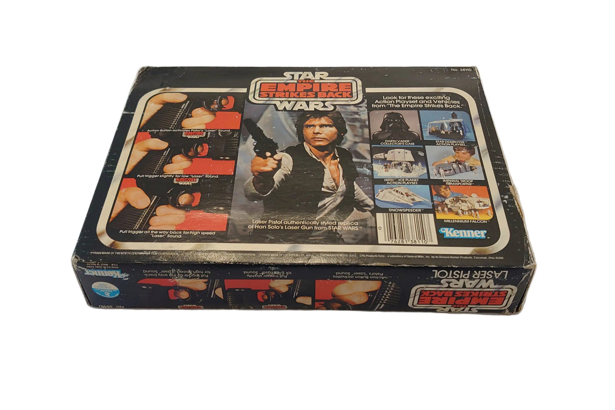Han Solo Smugglers Blaster / Laser Pistol By Kenner - Vintage Star Wars Empire Strikes Back Collectable Toy