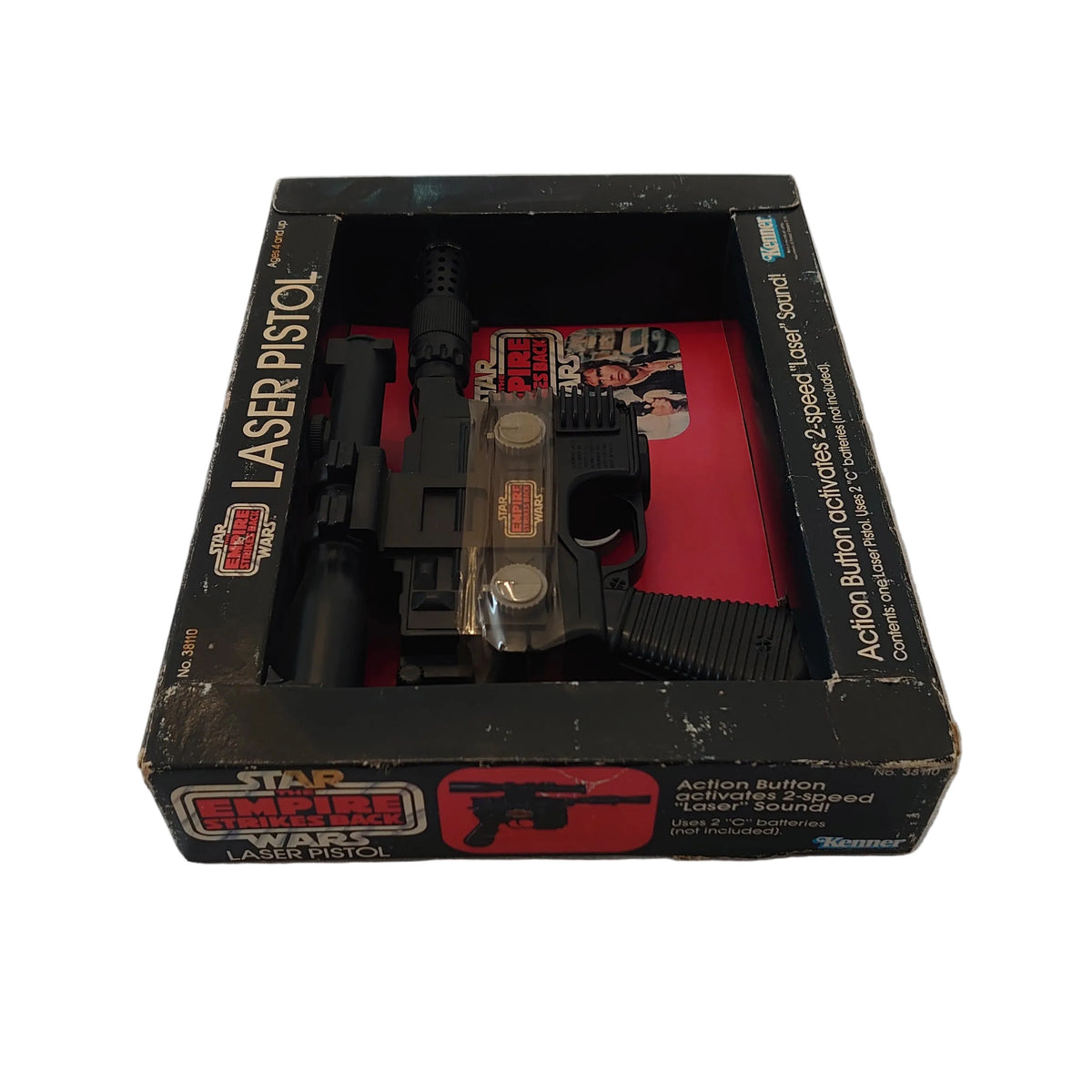 Han Solo Smugglers Blaster / Laser Pistol By Kenner - Vintage Star Wars Empire Strikes Back Collectable Toy