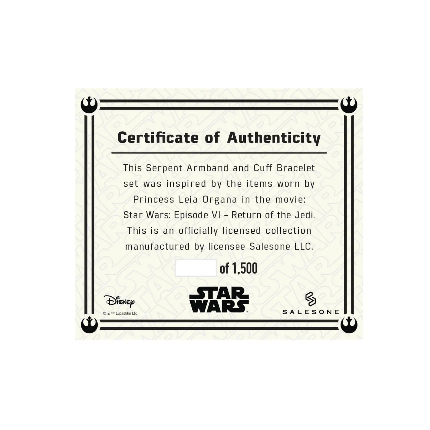 Star Wars Slave Leia Bracelet and Cuff Replica Prop Set From The Return Of The Jedi