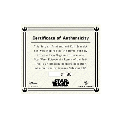 Star Wars Slave Leia Bracelet and Cuff Replica Prop Set From The Return Of The Jedi