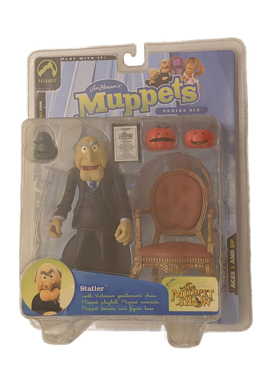 The Jim Henson Muppet Show Series 6 Statler Old Man Heckler Figure Palisades Toys 