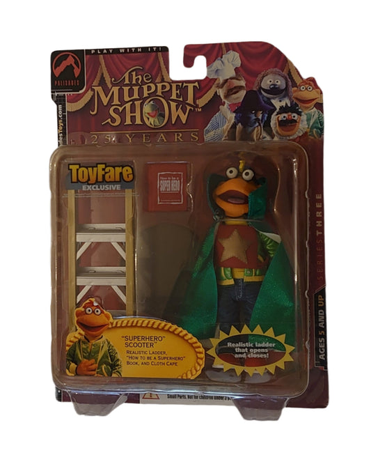 Series 3 Toyfare Exclusive Superhero Scooter From Jim Henson's Muppet Show By Palisades Toys