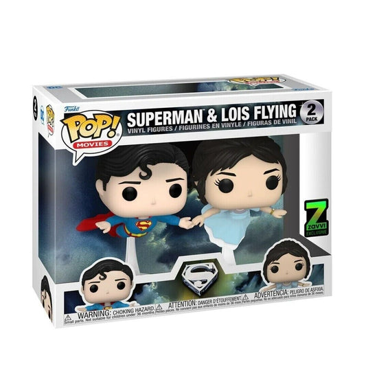 DC Zavvi exclusive Funko pop flying Superman & Lois