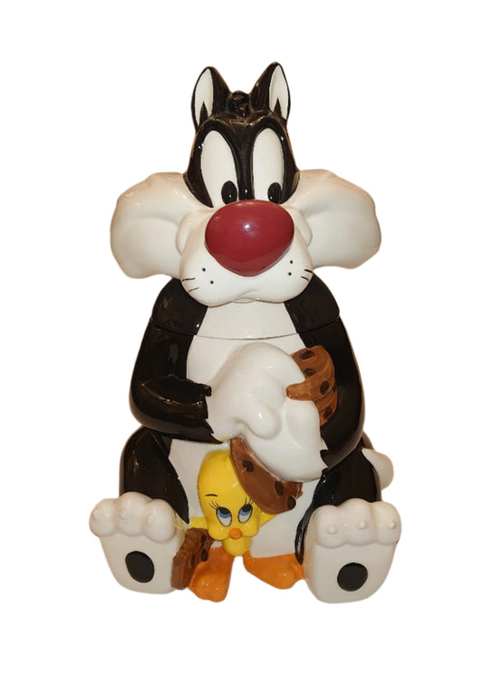 Sylvester The Cat Tweetie Pie Looney Tunes Cookie Jar From Warner Brothers Studio Store