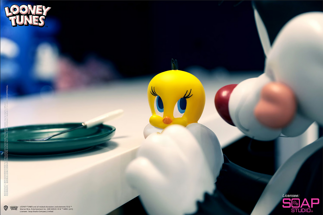 Sylvester J. Pussycat Sr. Tweety Bird Large Vinyl Statue By Soap Studios