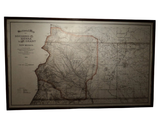 Universal Monsters Penny Dreadful Horror Series Screen Used Talbot Ranch Map