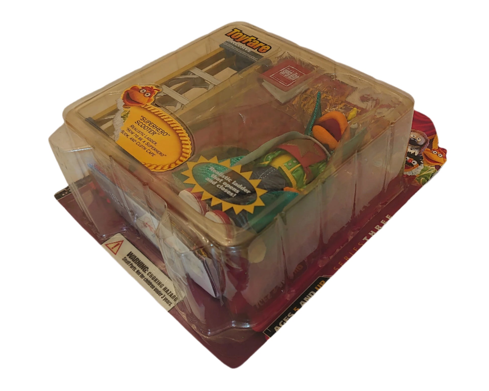 Series 3 Toyfare Exclusive Superhero Scooter From Jim Henson's Muppet Show By Palisades Toys