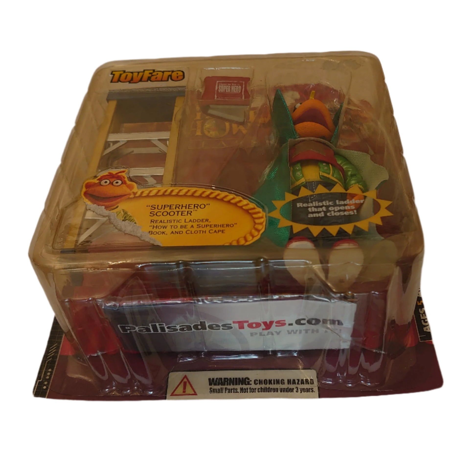 Series 3 Toyfare Exclusive Superhero Scooter From Jim Henson's Muppet Show By Palisades Toys