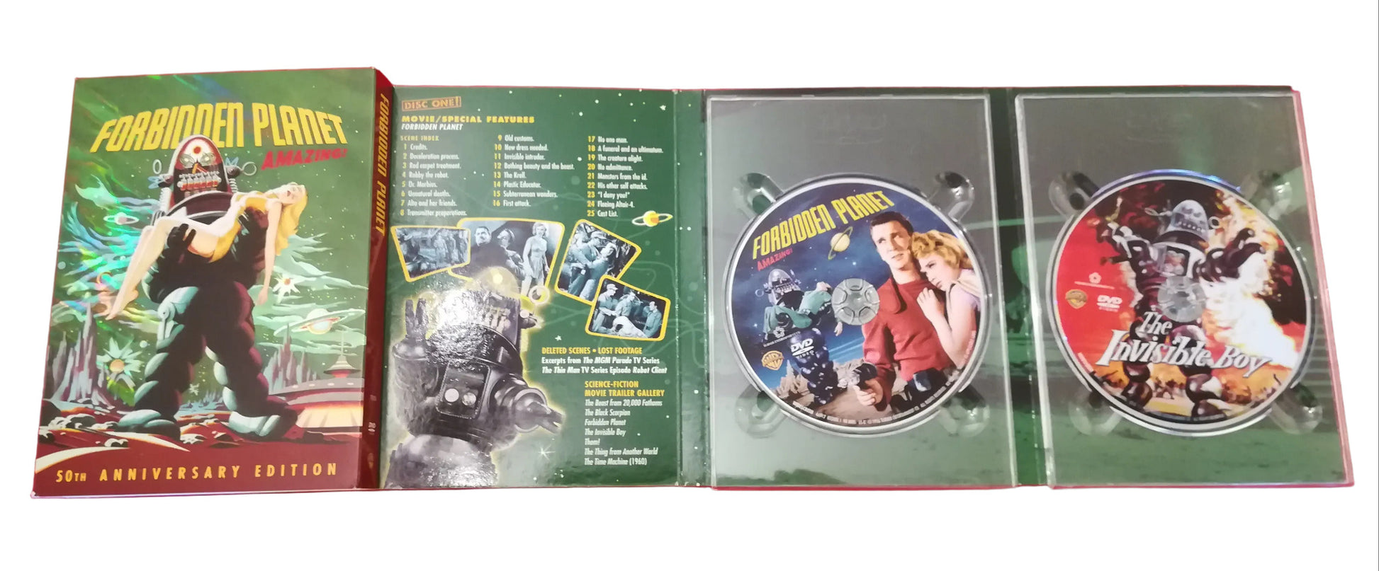 Forbidden Planet 50th Anniversary DVD Box Set With Robby The Robot By Studio Warner Bros