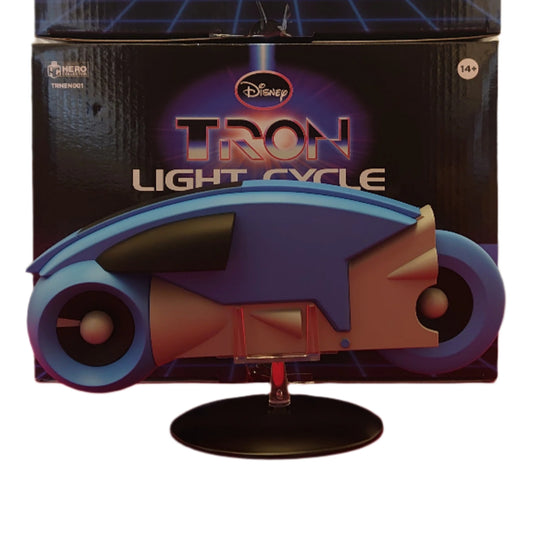 Walt Disney Productions Sci-Fi Classic Tron Light Cycle Statue By Hero Collector