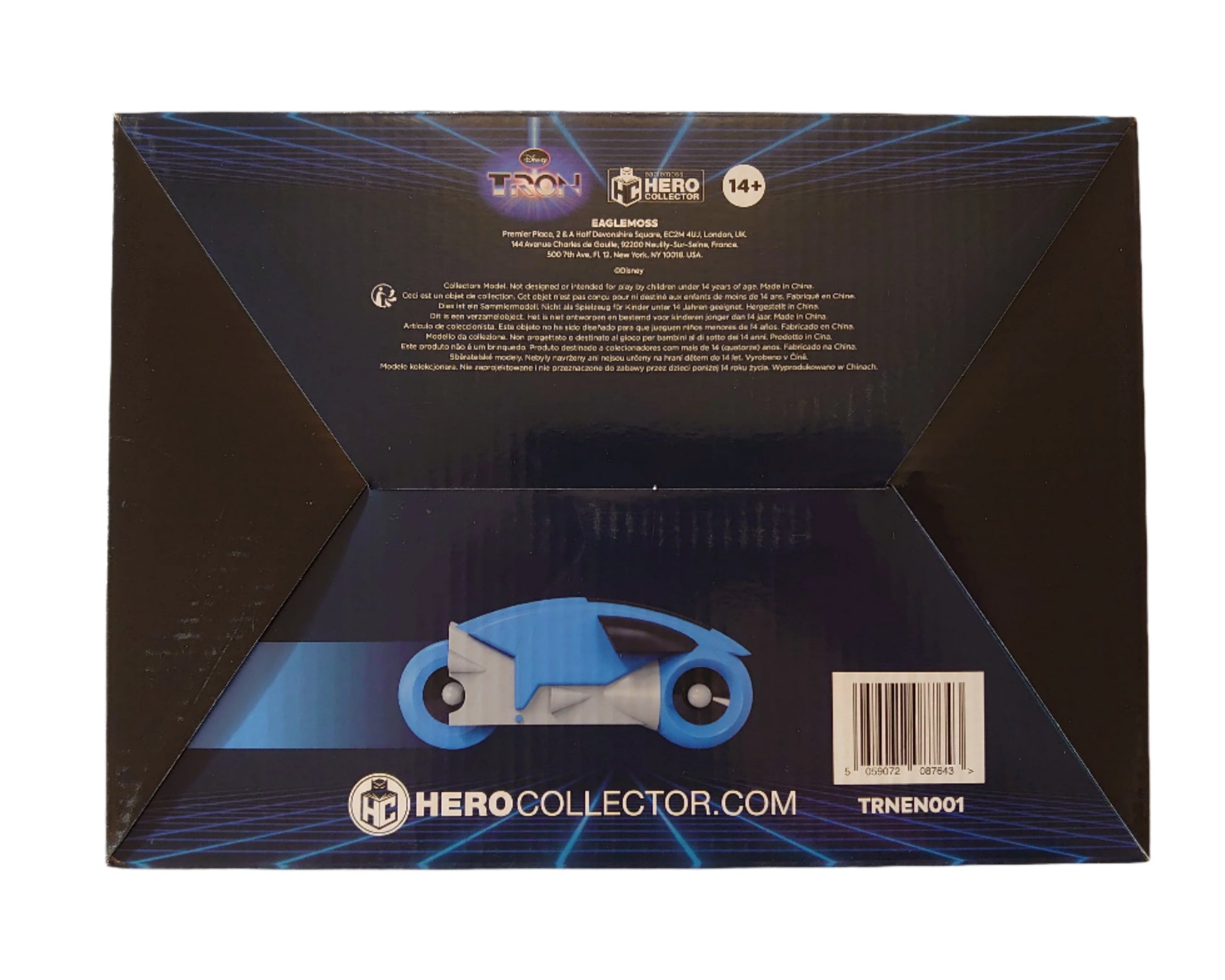 Walt Disney Productions Sci-Fi Classic Tron Light Cycle Statue By Hero Collector
