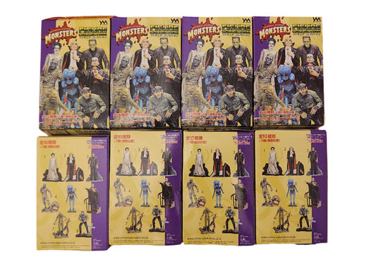 Set 8 Frankenstein Bride Dracula Creature Phantom Mummy Wolfman & Mutant Universal Monsters By Yanoman Japan