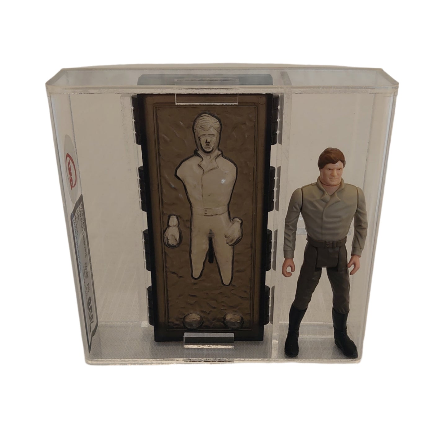 Star Wars The Return Of The Jedi Last 17 Han Solo In Carbonite Palitoy Kenner Figure