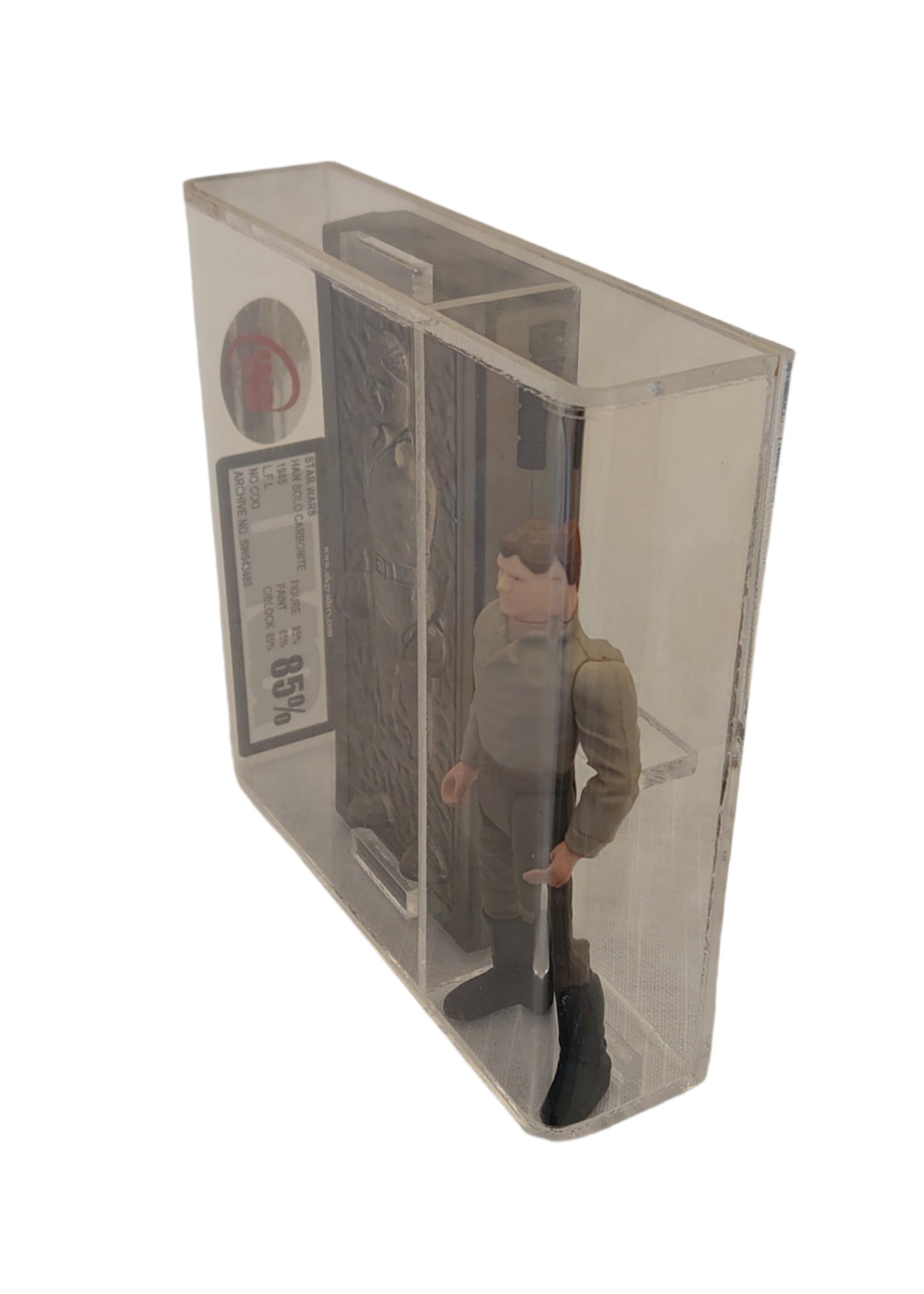 Star Wars The Return Of The Jedi Last 17 Han Solo In Carbonite Palitoy Kenner Figure