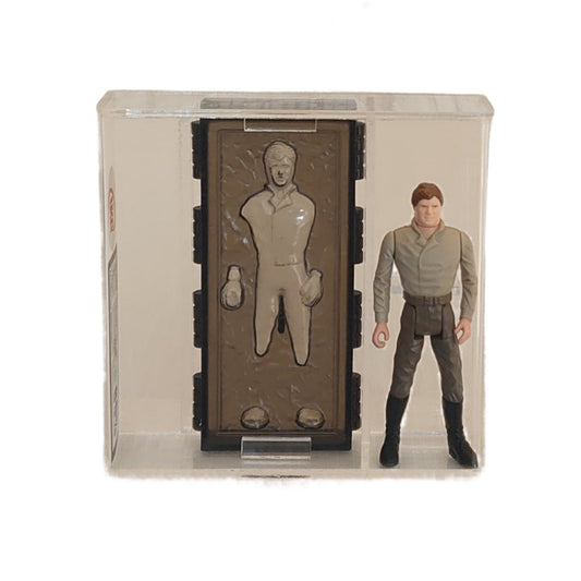 Star Wars The Return Of The Jedi Last 17 Han Solo In Carbonite Palitoy Kenner Figure
