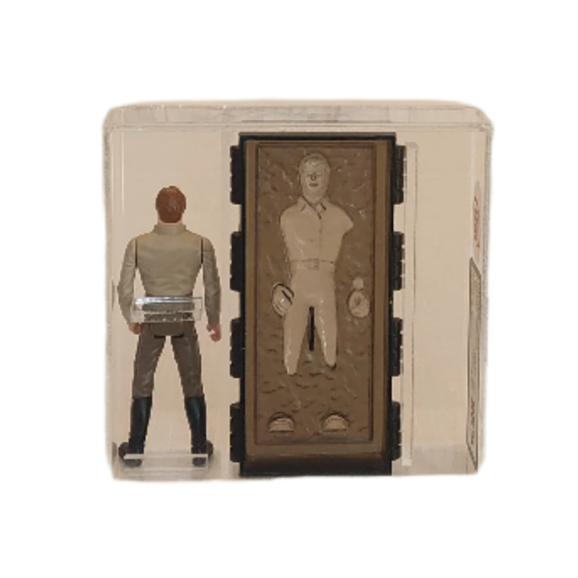 Star Wars The Return Of The Jedi Last 17 Han Solo In Carbonite Palitoy Kenner Figure