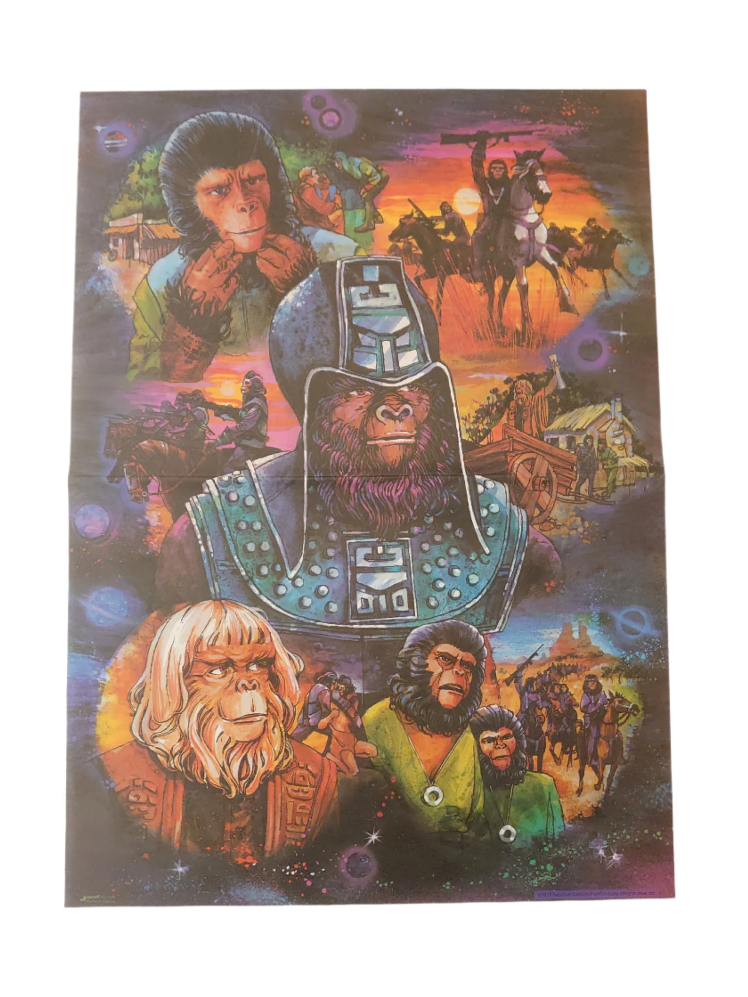 Gerry Ball Planet Of The Apes Gift Wrap Paper By Jaycraft 1975